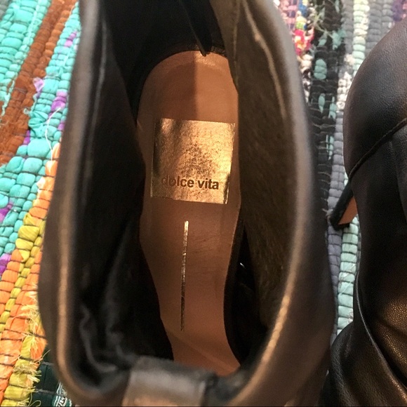 Dolce Vita Ankle High Faux Leather Pumps - Picture 5 of 5